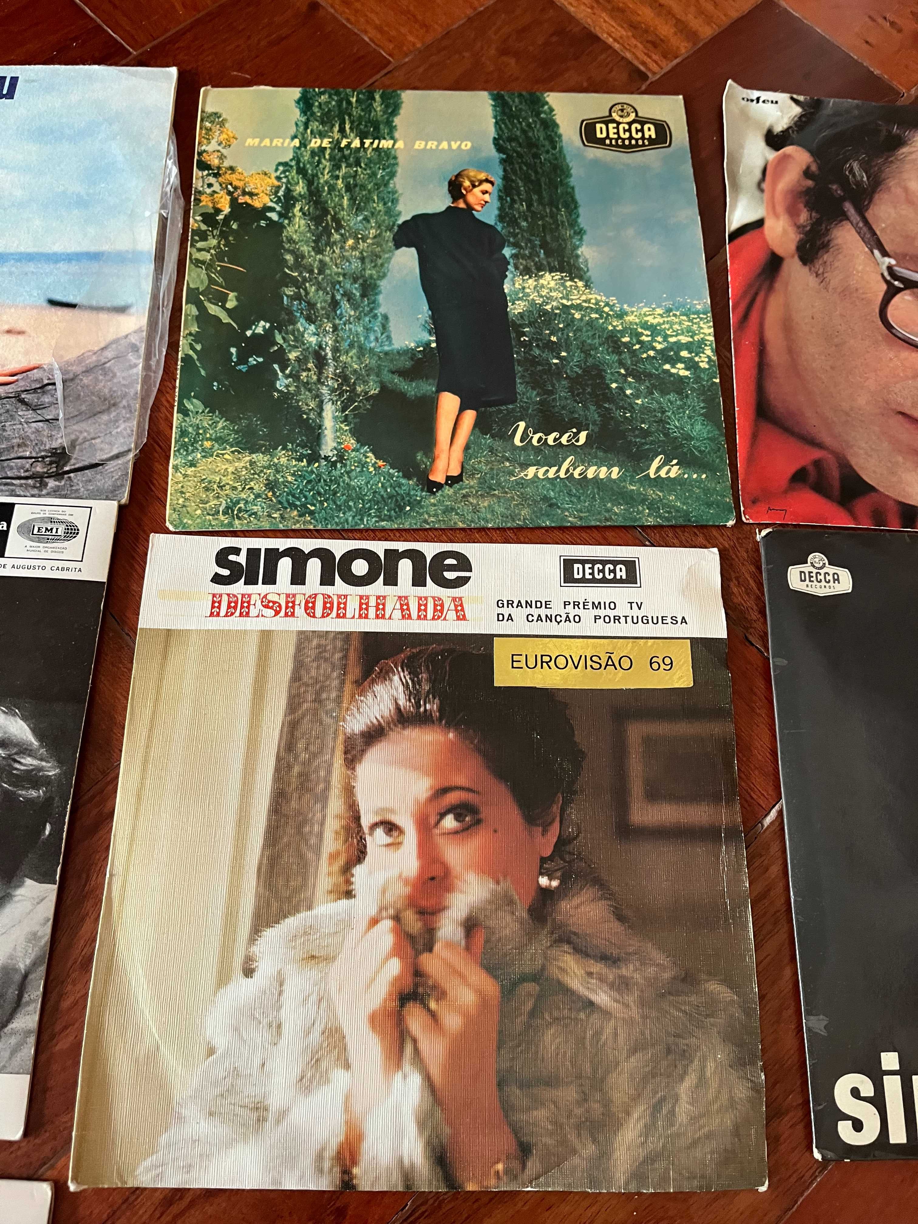 11 singles VINIL anos grandes sucessos 60/70. Amália/Simone/Solnado