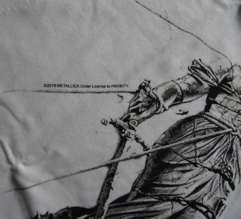Metallica And Justice for All Rozmiar M Licencjonowana Koszulka size M