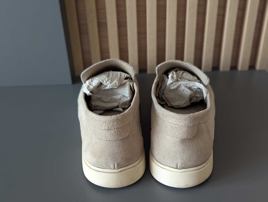 ZARA zamszowe mokasyny loafersy męskie 42 SKÓRA
