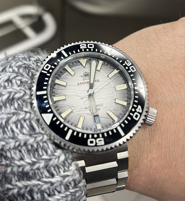 Zegarek automat Addiesdive AD2068, NH35, 100ATM, szafir, mało używany