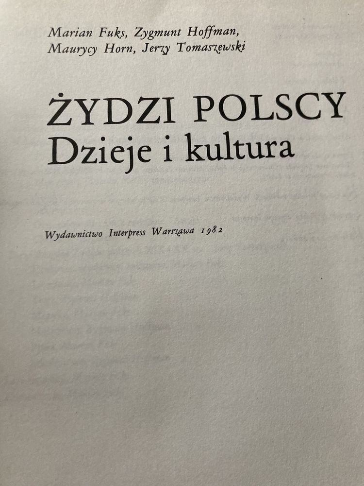 Album Żydzi Polscy Dzieje i kultura