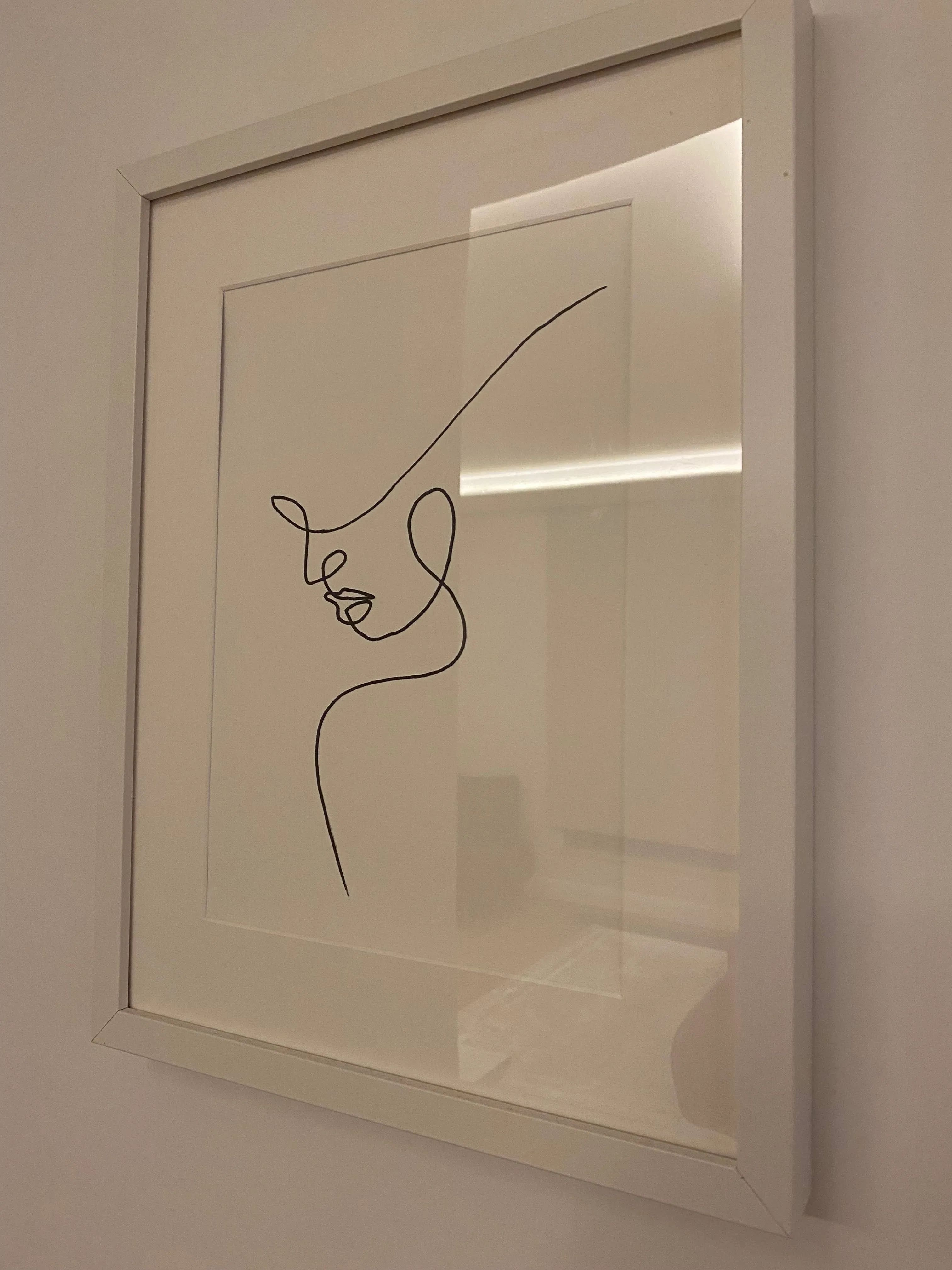 Plakat minimalistyczny jedną kręską