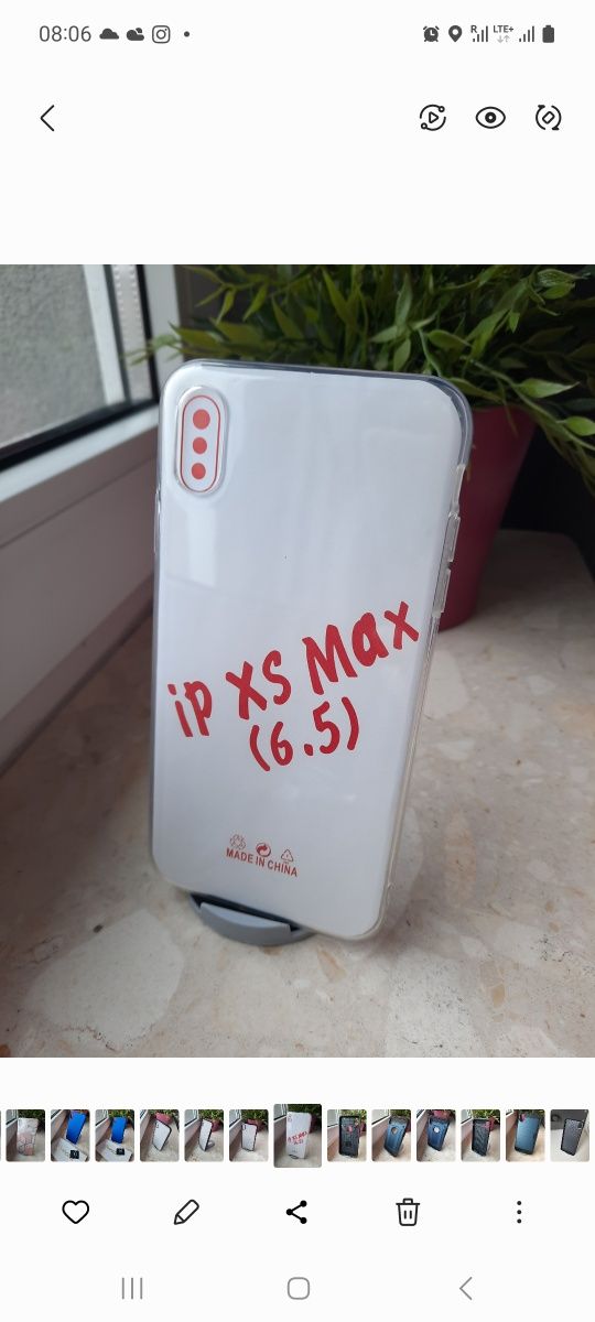 Etui na IPhone xs max przezroczysty silikon