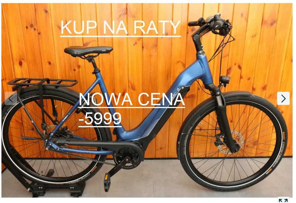 Rower elektryczny Dutch Infinity. D 57 Pasek RATY