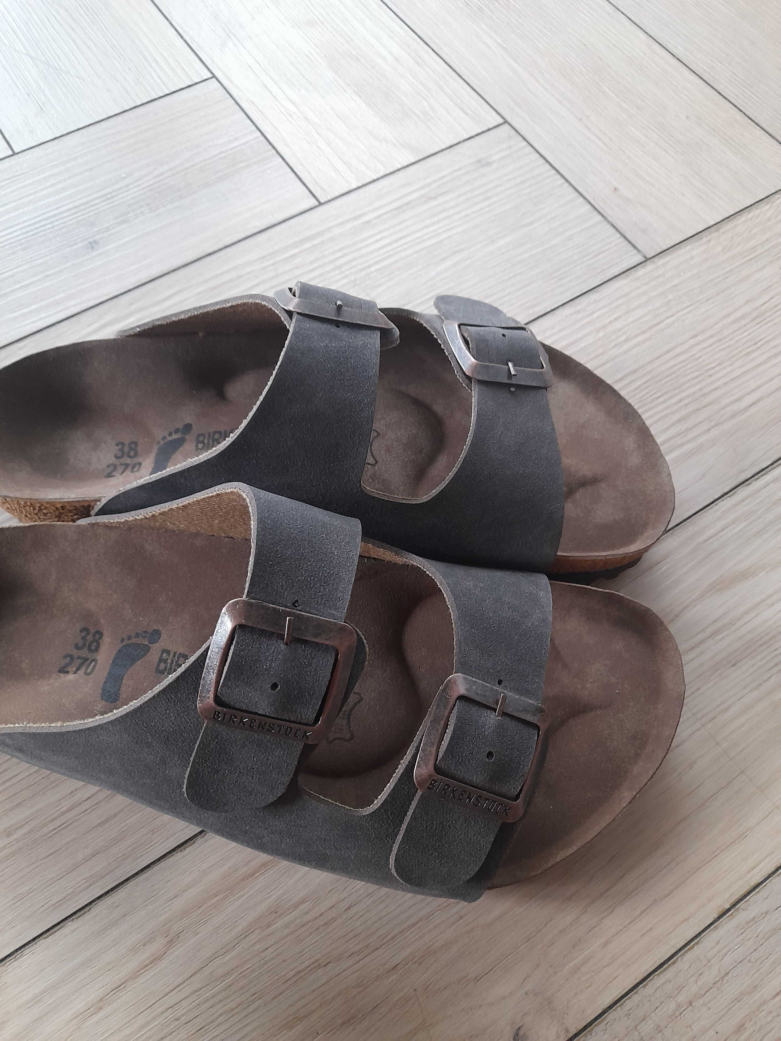 Klapki damskie nowe na wzor Birkenstock