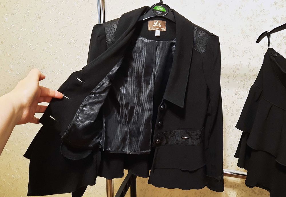 Костюм школьный Lakshmi Mix р. 34 рост 140 см пиджак юбка форма