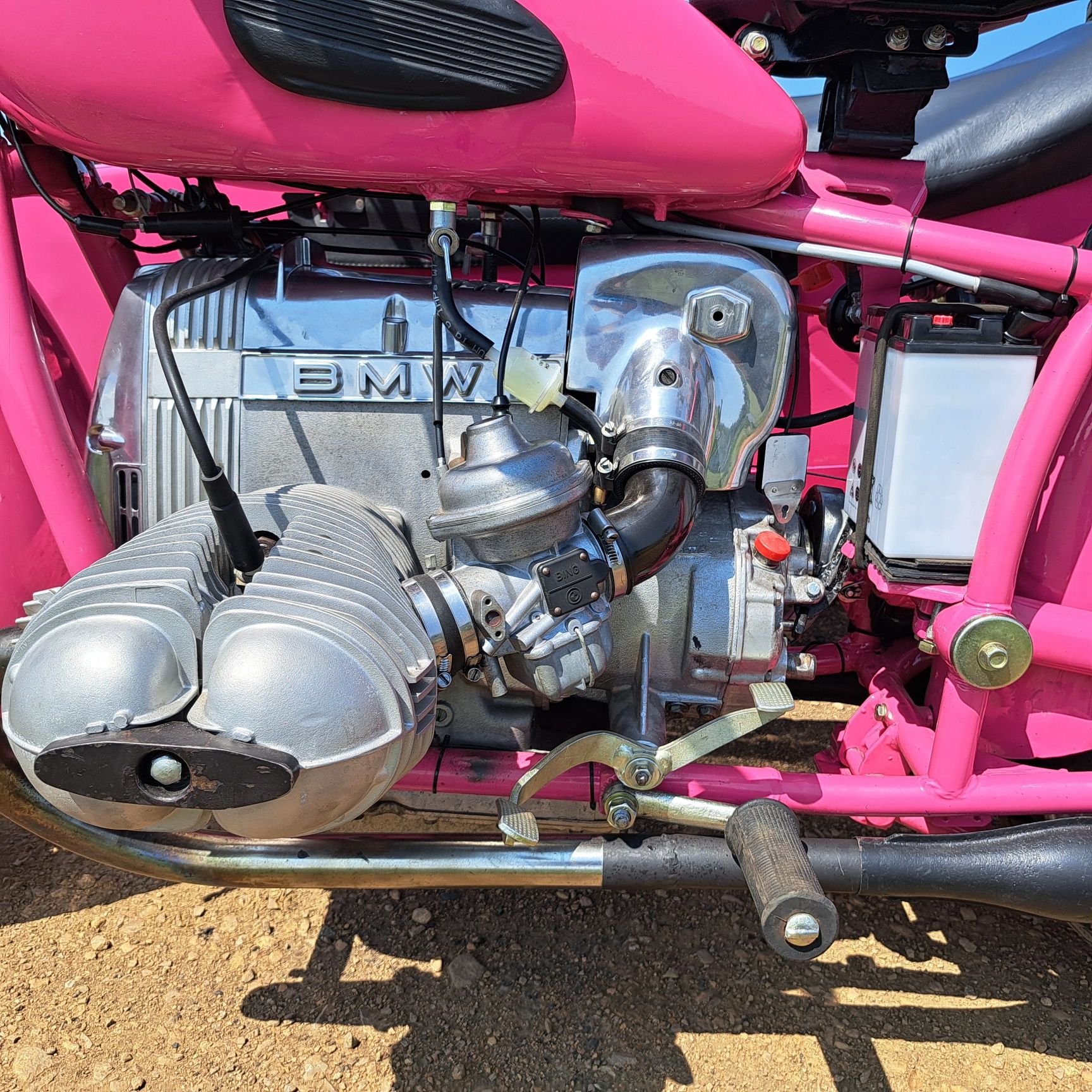 Motocykl z wózkiem bocznym. Dniepr ,ural ,m72,bmw r 100 , bmw r80