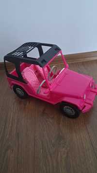 Unikatowy brokatowy jeep Barbie