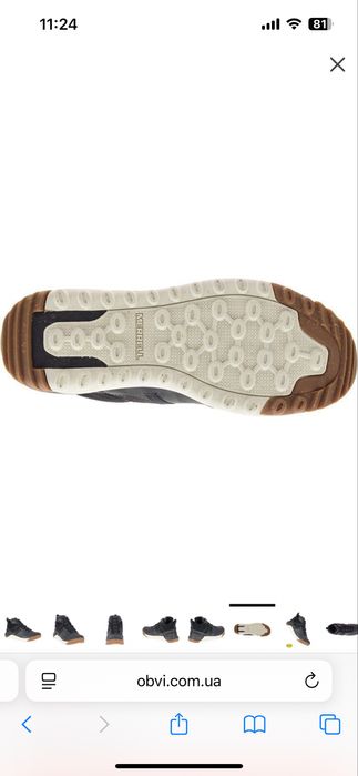 Чоловічі черевики нові 45 р Merrell Indeway Mid j97641 Оригінал