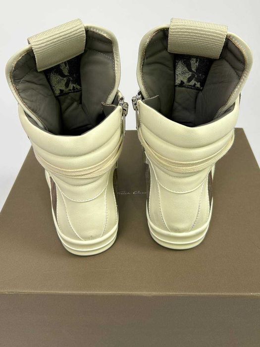 Rick Owens Geobasket Ramones jumbo laces коричневі кеди opium archive