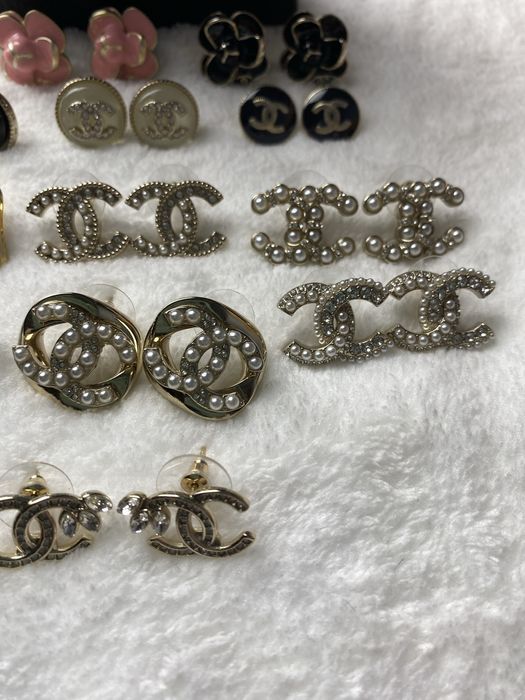 Серьги chanel , шанель
