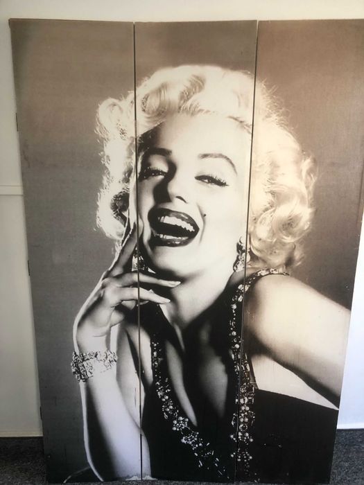 Parawan z Marilyn Monroe Sepia w stylu Retro