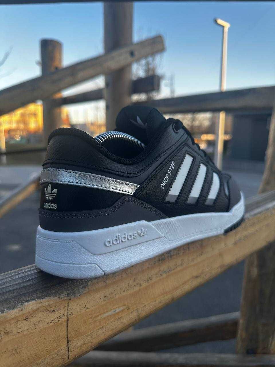 Adidas DropStep кросiвки натуральна шкіра,прошиті