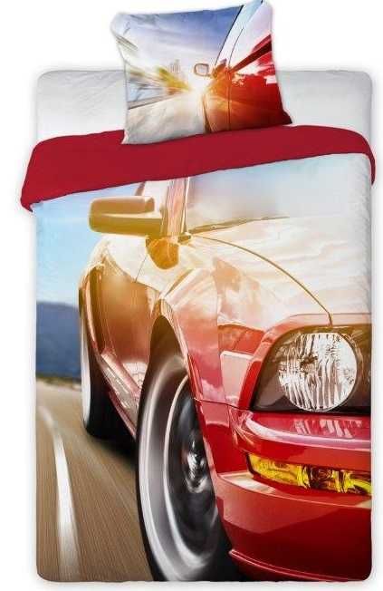 SUPER pościel SAMOCHÓD AUTO SPORT 160x200 , 100% bawełna