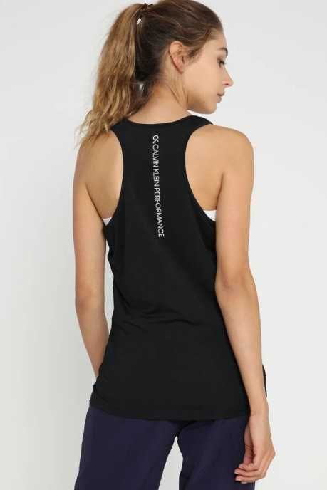 Calvin Klein TANK LOGO - Koszulka bokserka s 36 top