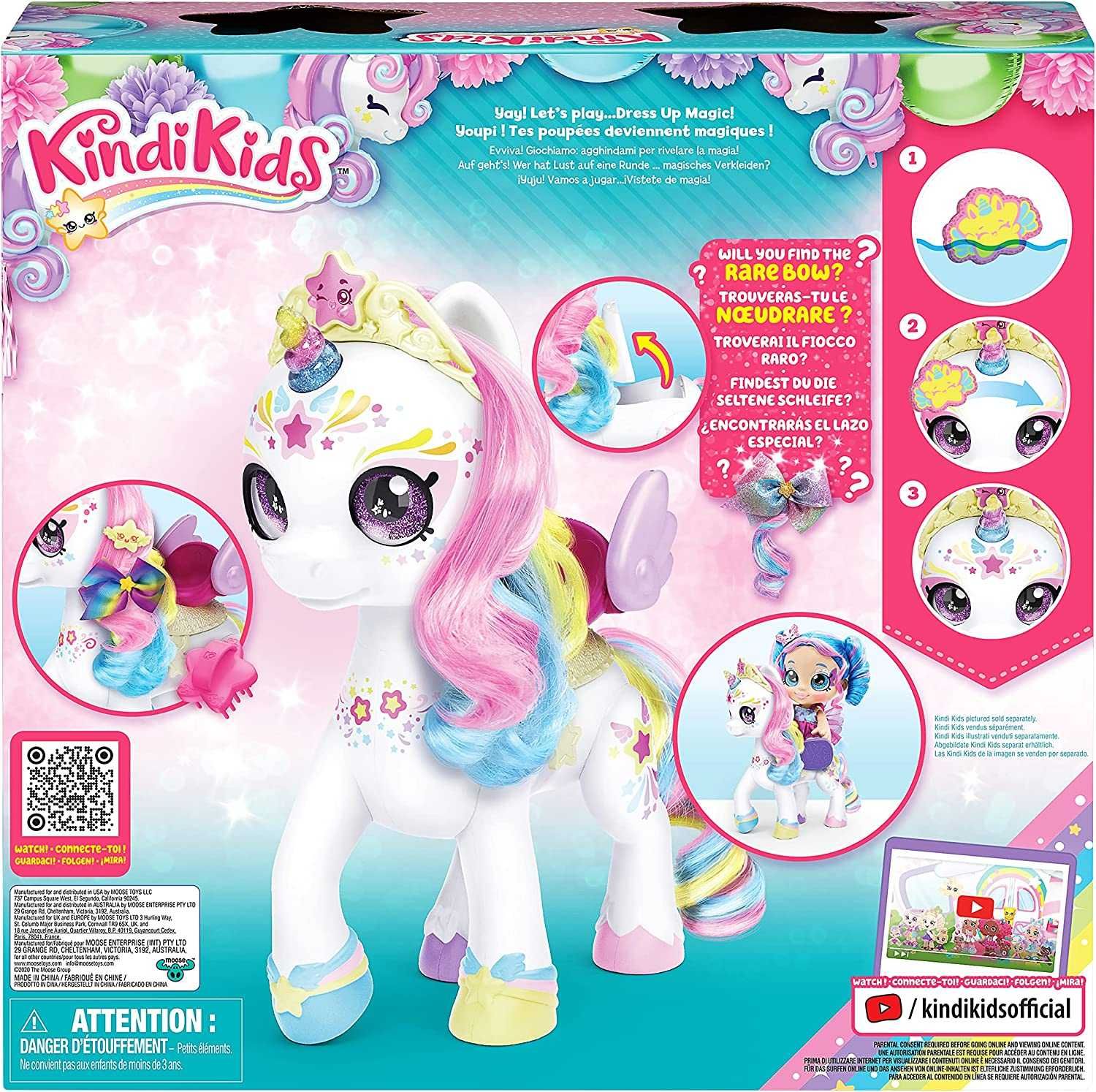 Кінді Кідс єдиноріг Kindi Kids, Dress Up Magic Secret Saddle Unicorn