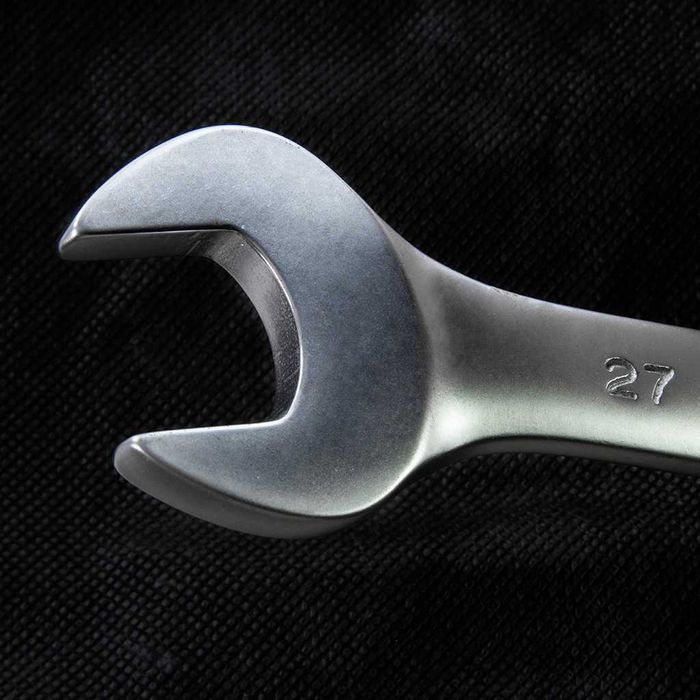 Klucze płasko-oczkowe 12 elementów 6-32mm satyna płachta zestaw kluczy