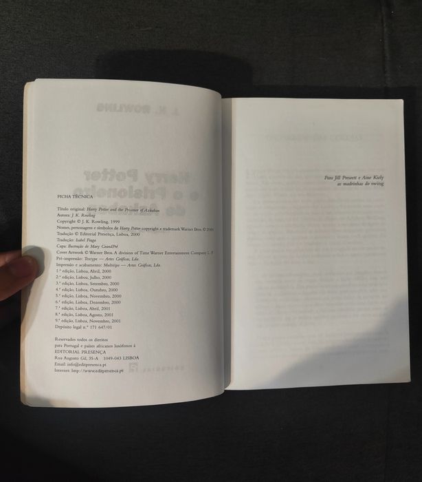 Harry Potter e o Prisioneiro de Azkaban (9° edição)