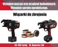 Wiązarka giętarka do zbrojeń do prętów zbrojeniowych max tjep TYCHY