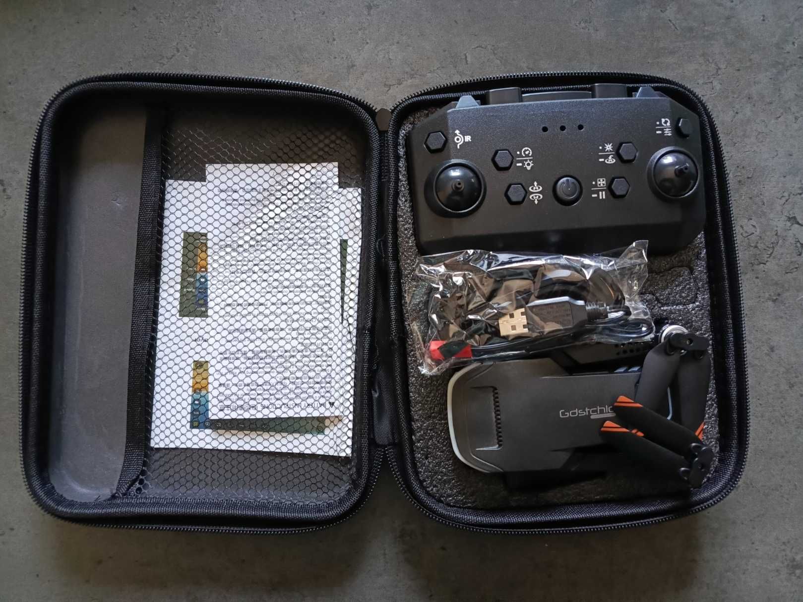 Dron dwie kamery 4K Rg107 Pro omijanie przeszkód Bateria 1X 1800 mAh
