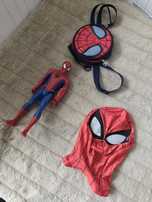 Zestaw Spiderman,torebka ,maska ,duża figurka