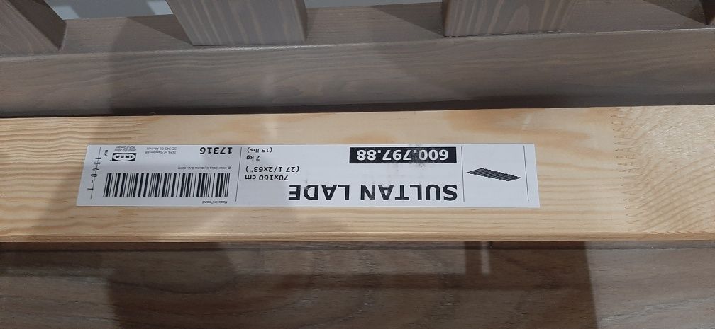 Łóżko IKEA Mygga 70x160