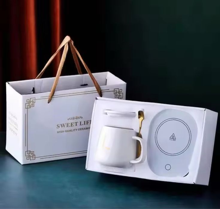 Чашка с подогревом / чашка на подарок / подарок на все праздники