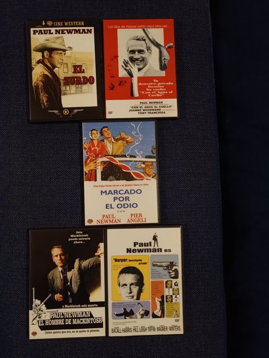 Coleção Paul Newman em DVD - 5 filmes (portes grátis)