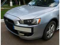 Mitsubishi Lancer X Подиум под номер черный мат
