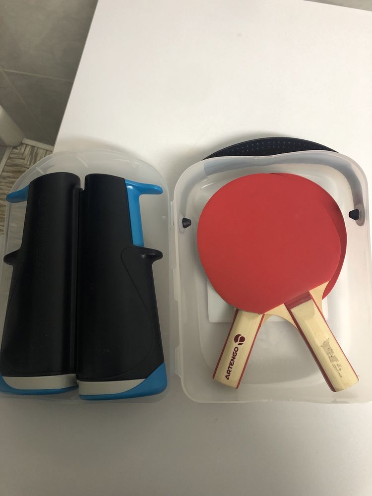 Conjunto de mini raquetes de ping pong