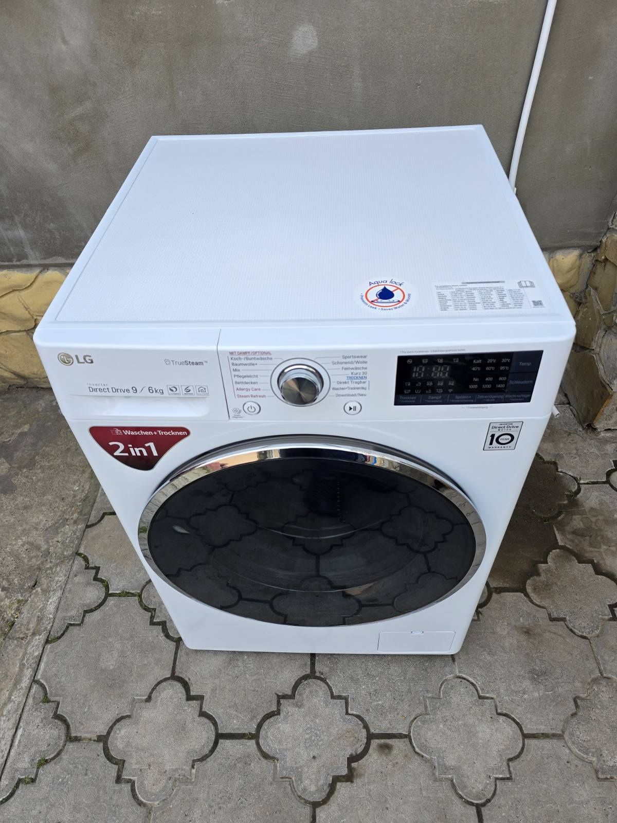 Прально-сушильна машина 2в1 9/6 LG Inverter Direct Drive  F14WD96TH2