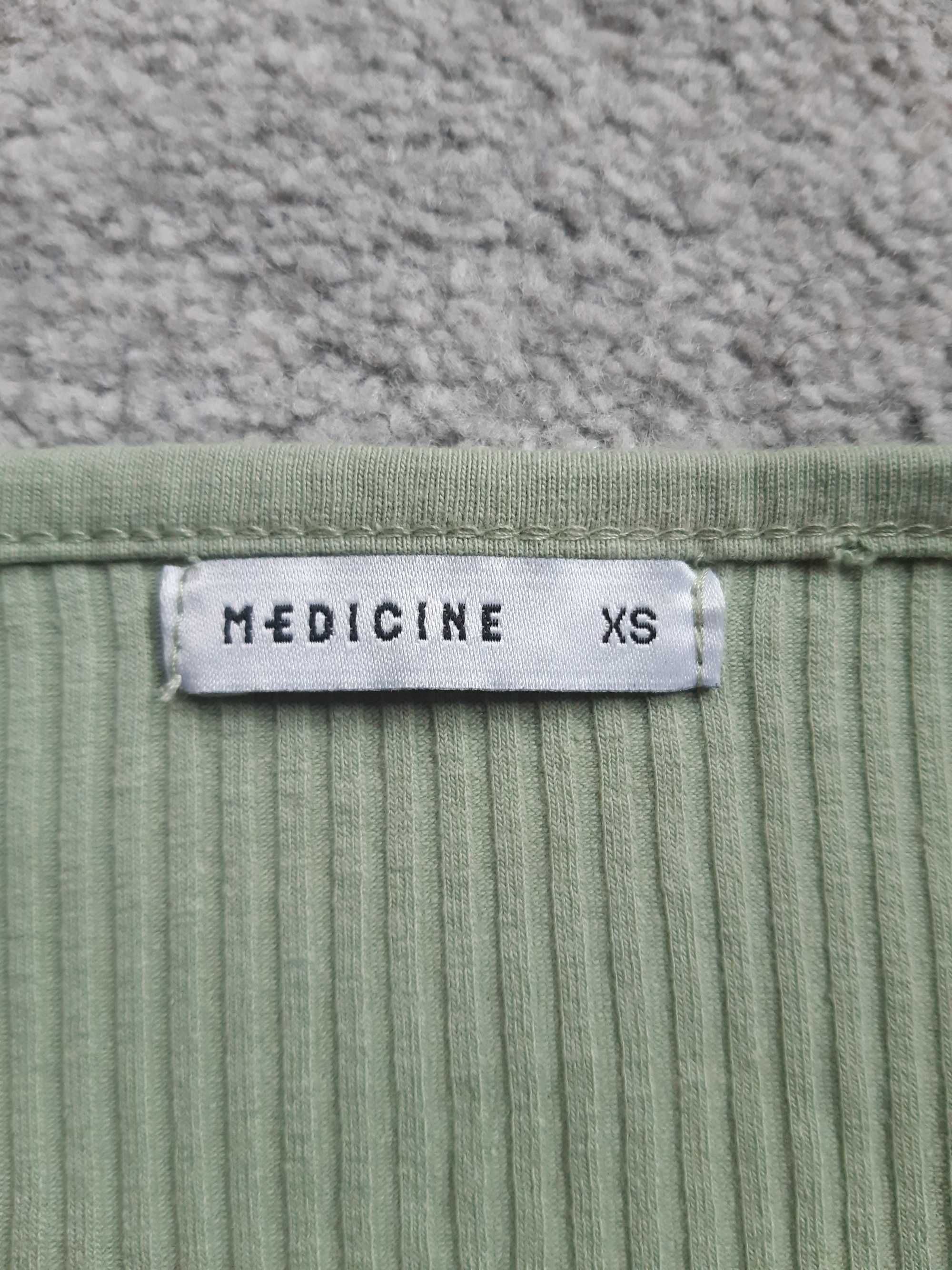 Bluzka ramiączka zielona XS/S Medicine