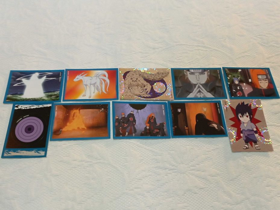 lote de 112 cromos naruto shippuden