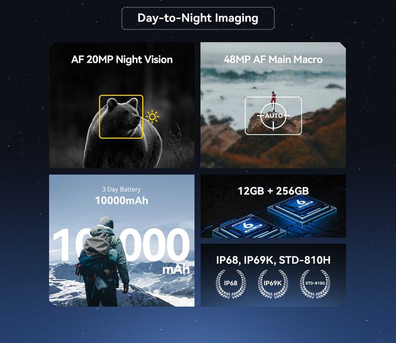 Telemóvel IIIF150 B2 Ecrã duplo 12GB 256GB