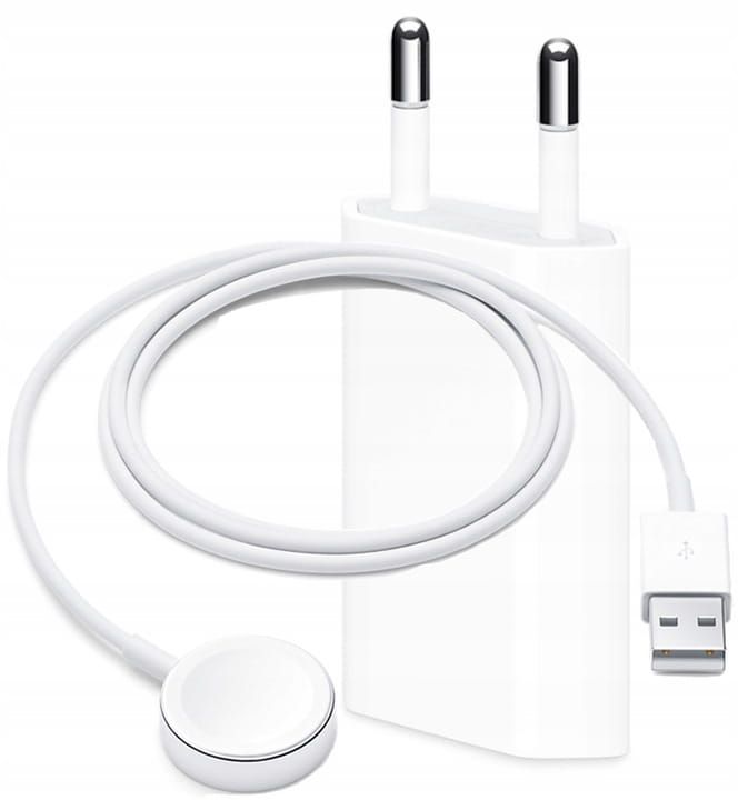 Zestaw Ładowarka Indukcyjna Do Apple Watch + Ładowarka 5W 1A Usb