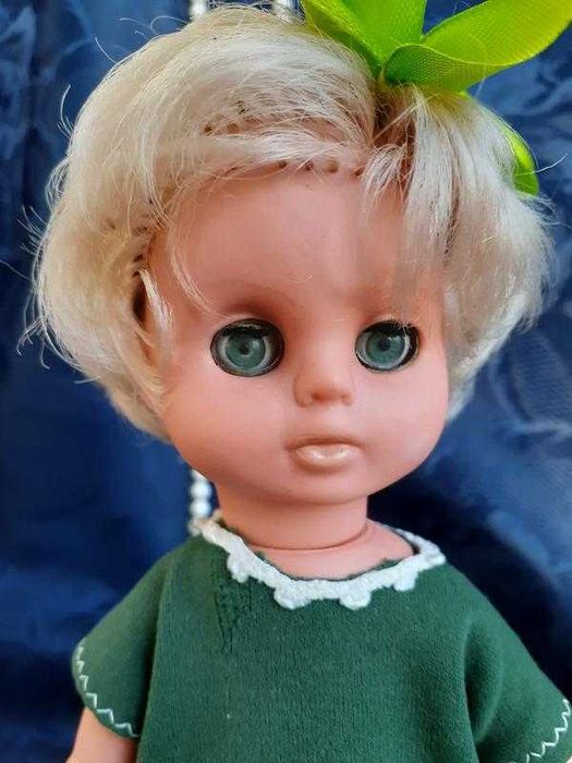 1970-е! VEB Puppenfabrik Elsterwerda кукла ГДР винтаж 23 см куколка