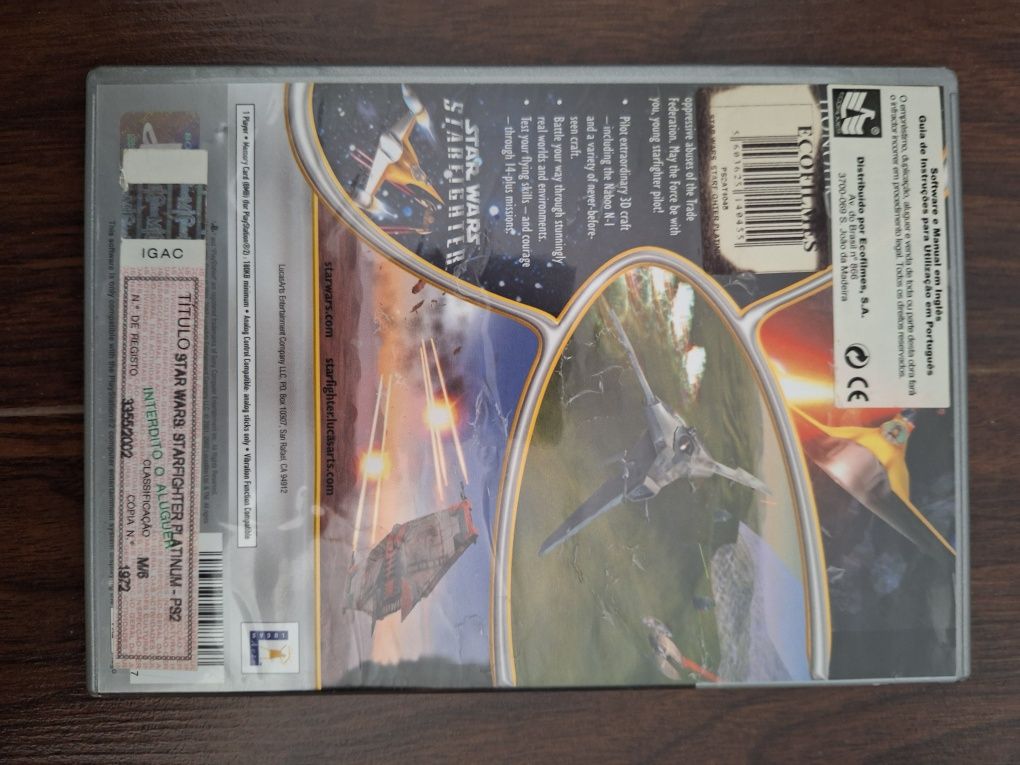 Star Wars Starfighter para ps2