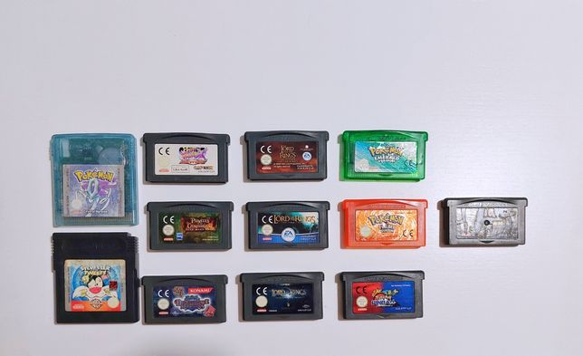 Vários jogos Gameboy Color e Advance Originais