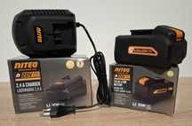 Akumulator NITEO 20V Max 4Ah z ładowarką, zalecany do mocnych narzędzi