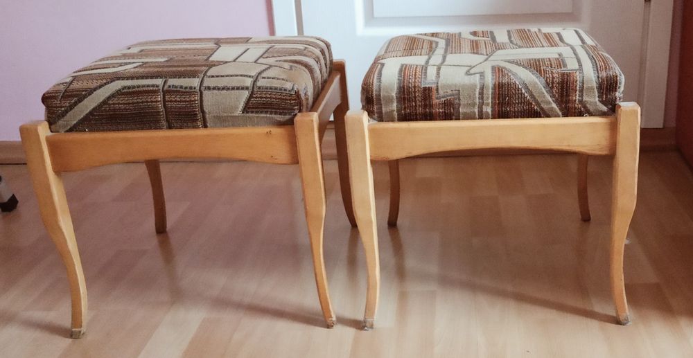 Pufy retro prl stan b.dobry