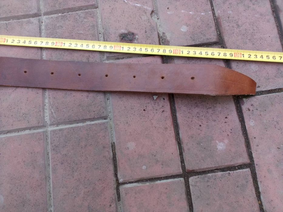 кожанный ремень пожарника,120 см