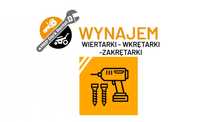 WYNAJEM - wiertarki / wkrętarki / zakrętarki