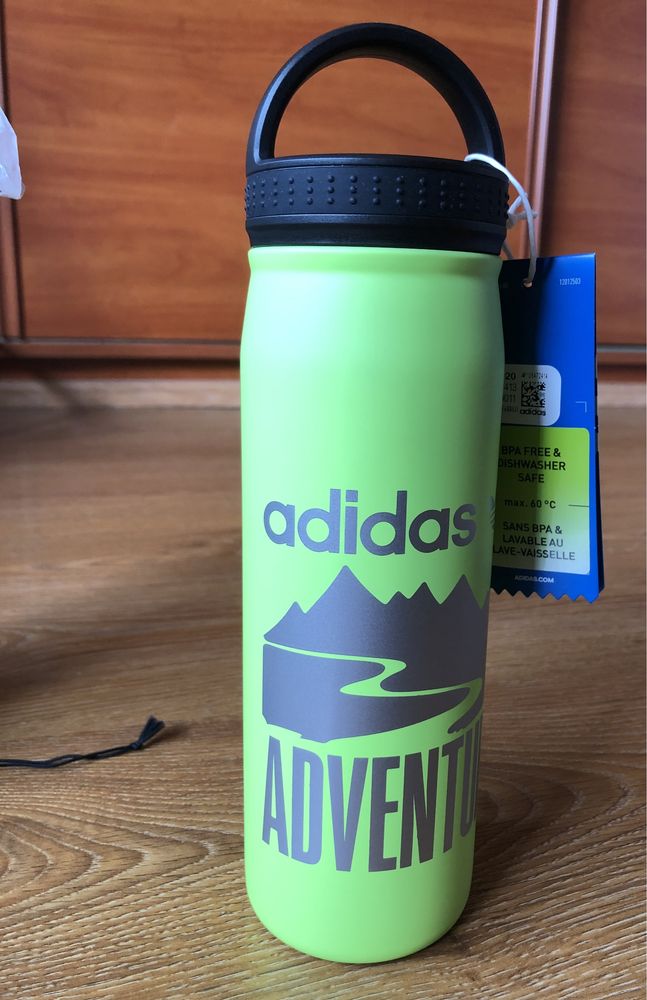 Termos bidon Adidas Originals 800ml metal pistacjowy VITKAC