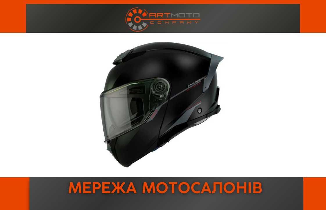 Мотошлем MT ATOM 2 SV Solid A1 Gloss Black, в АртМото Кременчук!!!