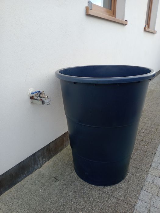 Zbiornik na deszczówkę 200 litrów antracyt, beczka
