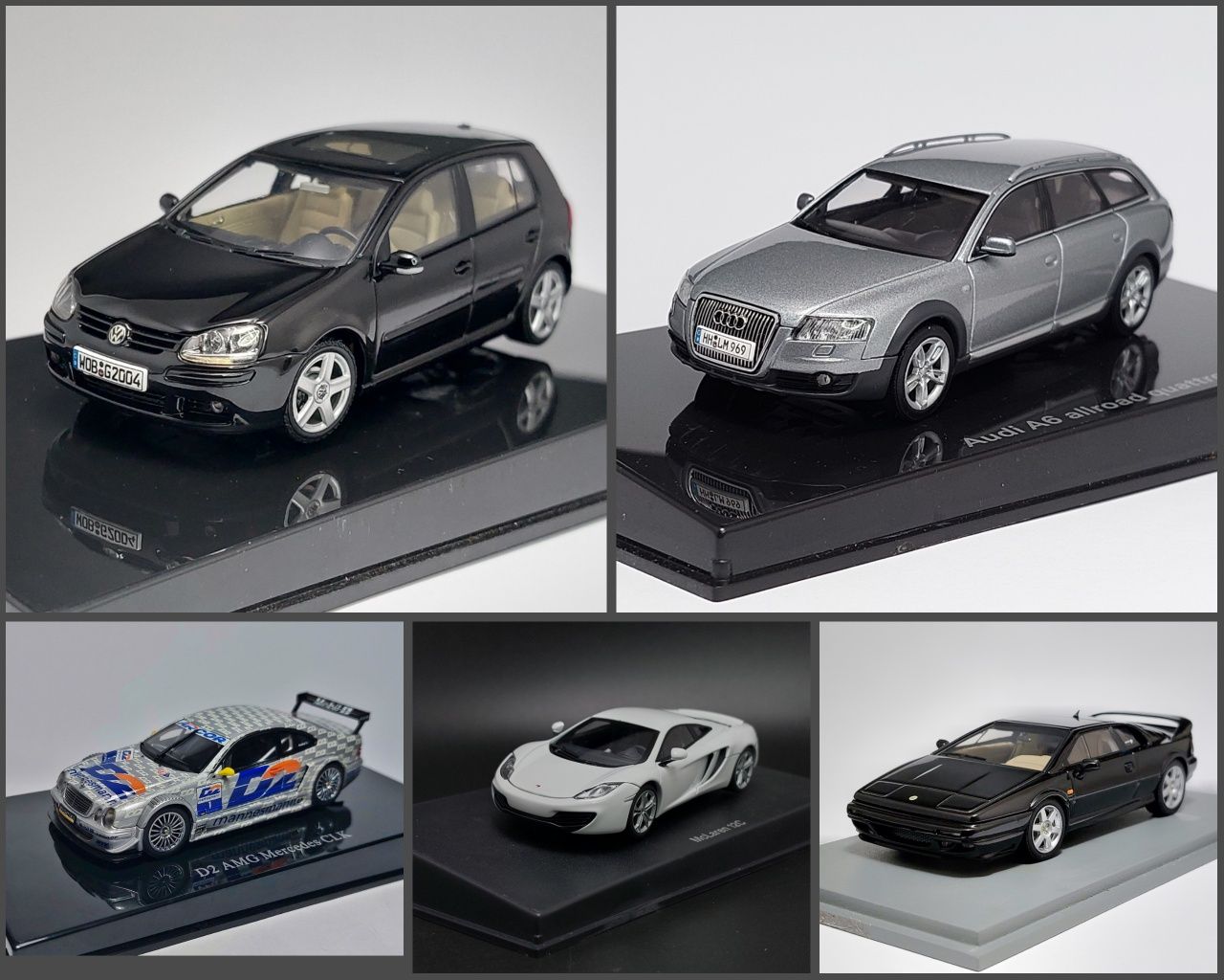 (AutoArt) 1:43 Mercedes, Audi, Chevrolet, Lamborghini, Ford масштабні