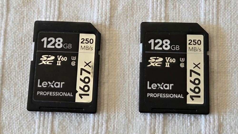 Cartão de memória Lexar SDXC V6 UHS-II U3 128gb
