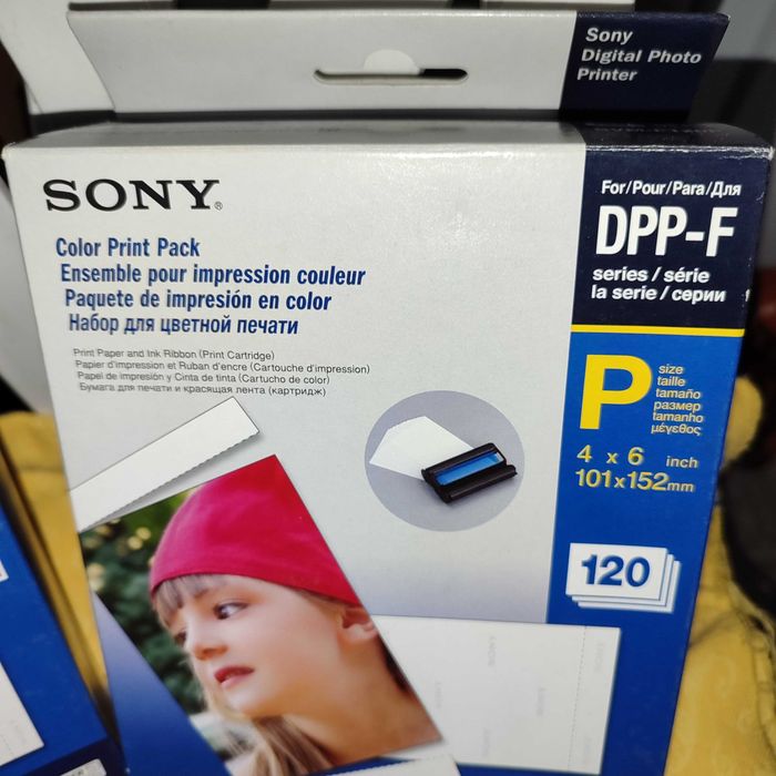 Sony DPP FP70 photo printer + paper64552534815873123