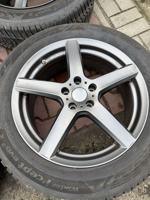 Komplet kół zimowych 5x108 Ford Volvo 225/60/18 Hankook