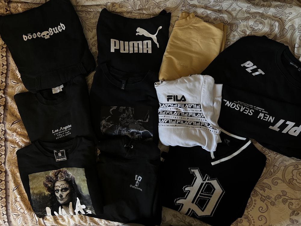 Свитшот y2k Oversize Худи Hard Rock Puma Cropp